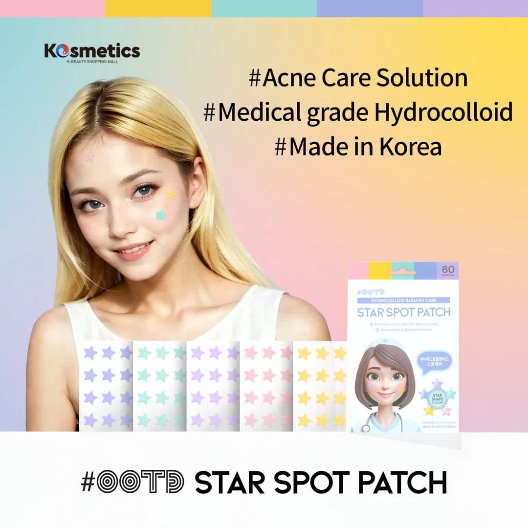 OOTD BEAUTY Star Spot Patch – Parches Estelares para el Tratamiento de Granos y Acné