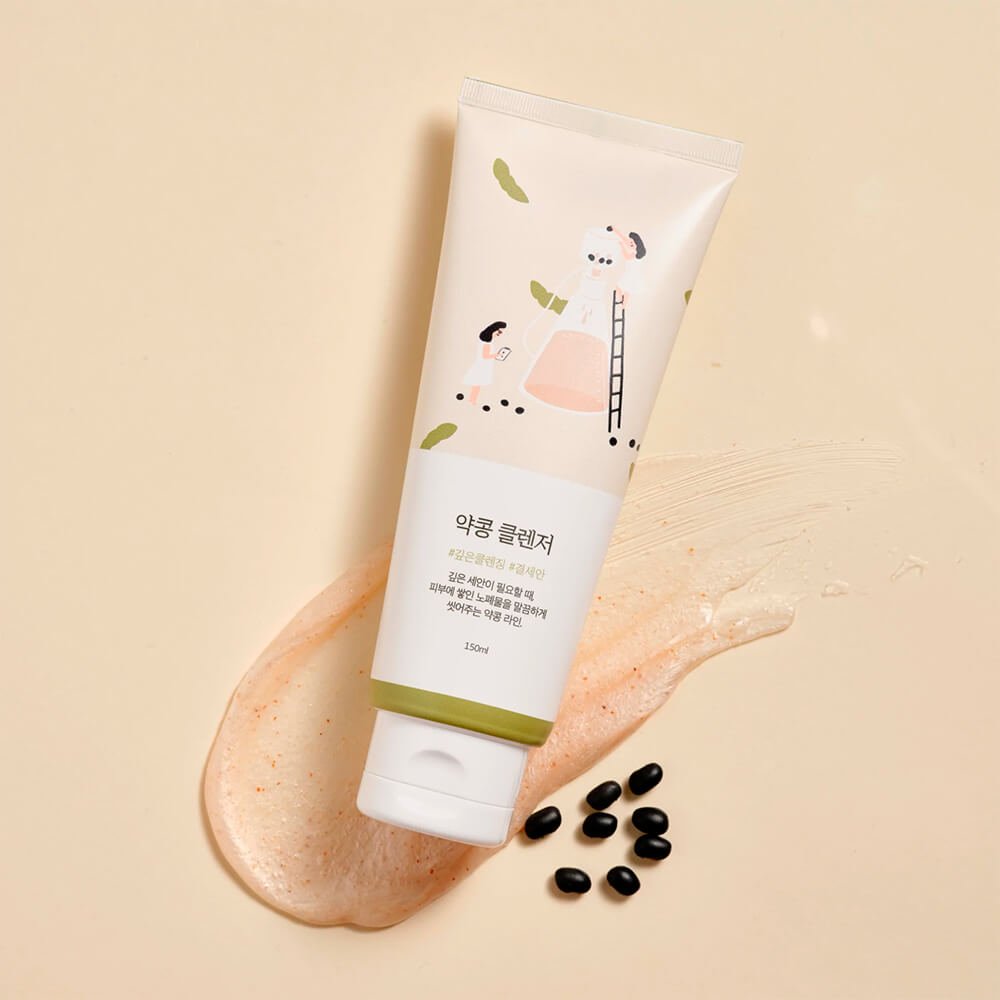 Espuma Limpiadora con Exfoliante Round Lab Soybean Cleanser