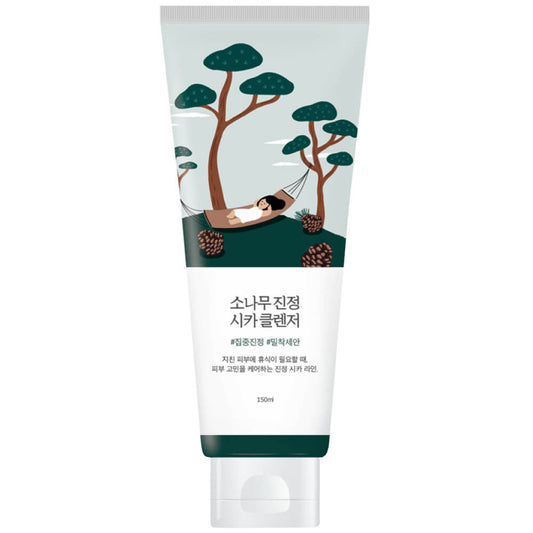 Espuma Limpiadora con Extracto de Pino y Centella para Piel Problemática  Round Lab Pine Calming Cica Cleanser