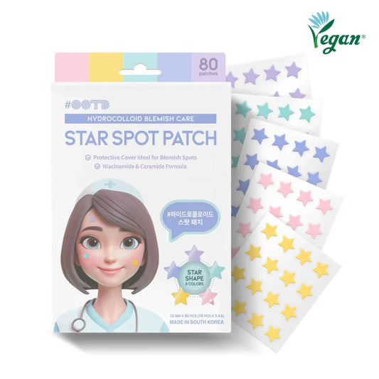 OOTD BEAUTY Star Spot Patch – Parches Estelares para el Tratamiento de Granos y Acné