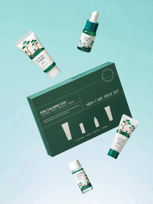 Round lab pine calming cica trial kit