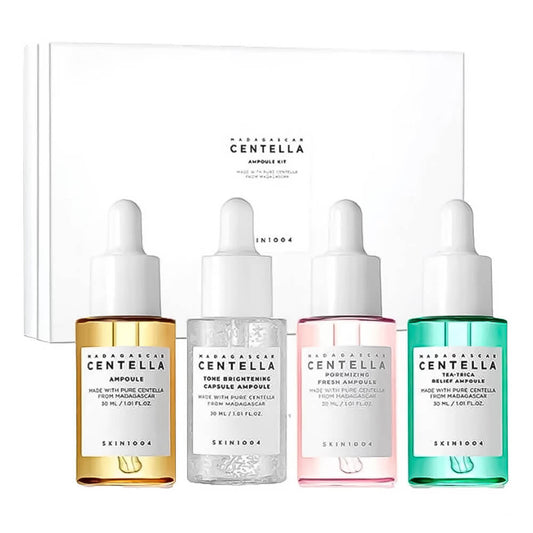Set de sueros con centella asiática Madagascar Centella Ampoule Kit (mini ampoule 4 types)