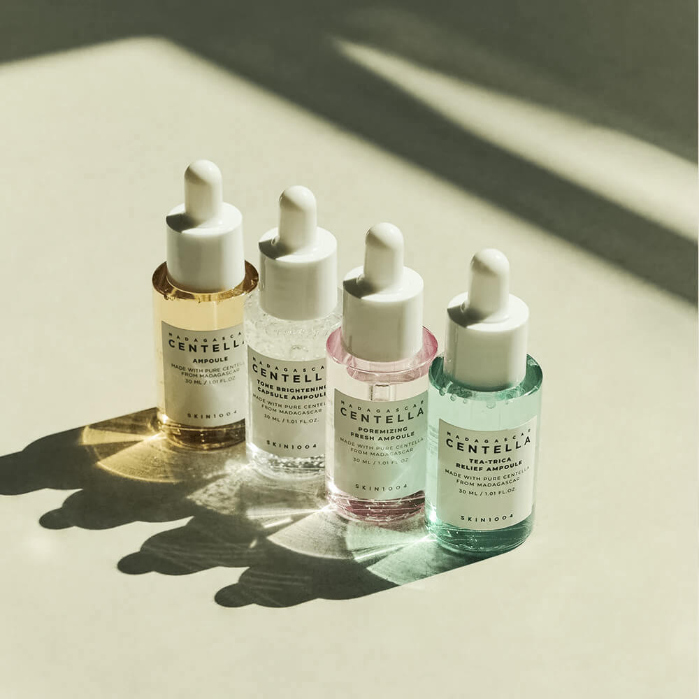 Set de sueros con centella asiática Madagascar Centella Ampoule Kit (mini ampoule 4 types)