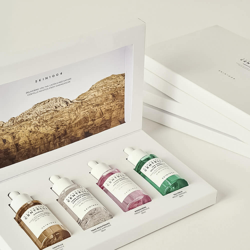 Set de sueros con centella asiática Madagascar Centella Ampoule Kit (mini ampoule 4 types)