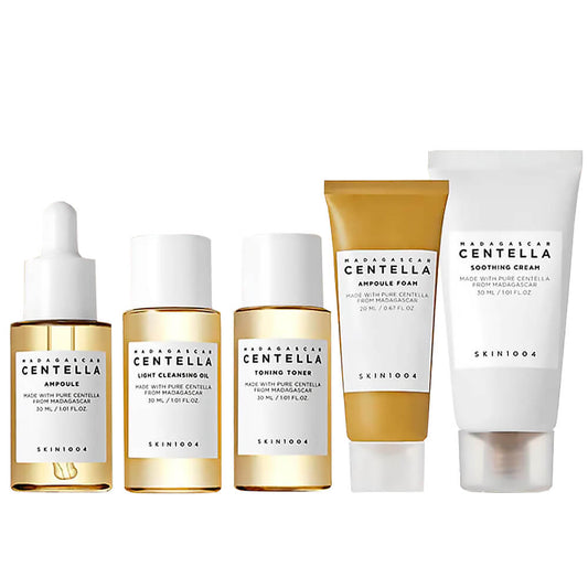 Set de viaje con centella asiática SKIN1004 Madagascar Centella Travel Kit